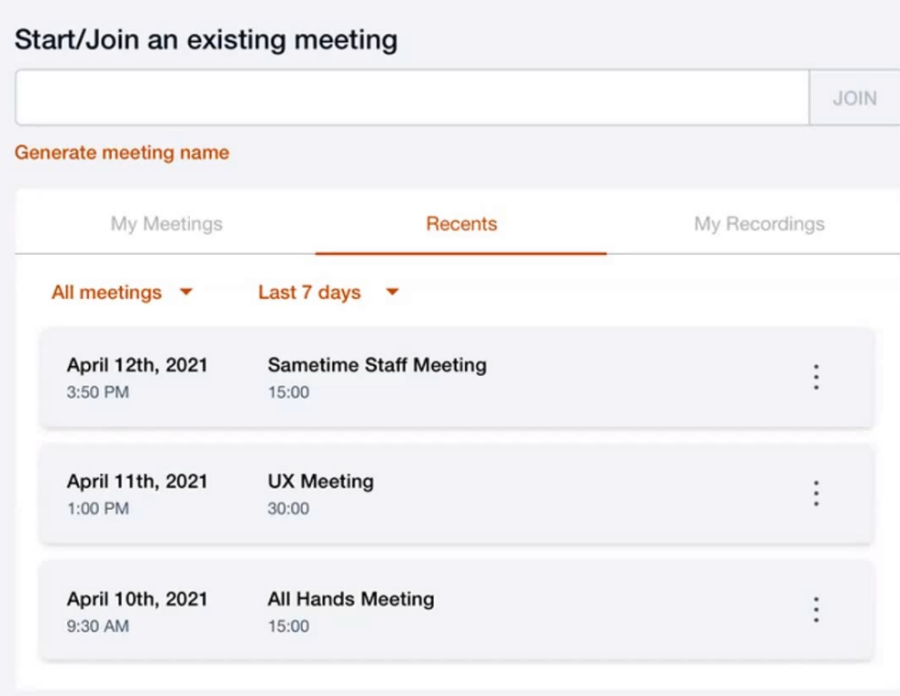Sametime Meeting Customization