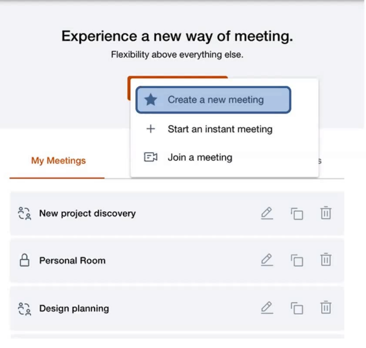 Sametime Meeting Create