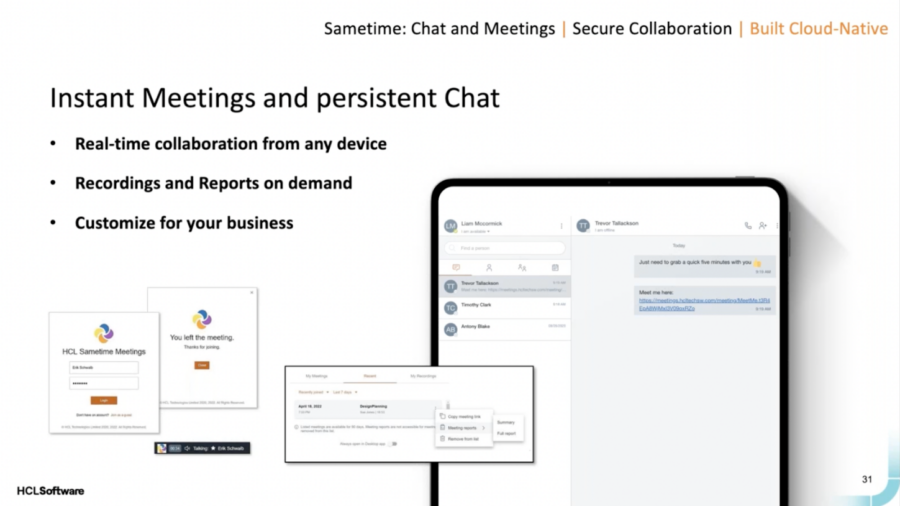 HCL Sametime 12.0.1 Persistent Chat